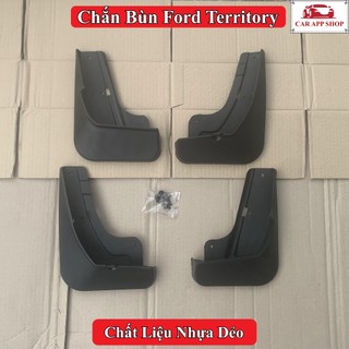 Chắn Bùn Ford Territory Chất Liệu Nhựa Dẻo Tặng Kèm Ốc Vít