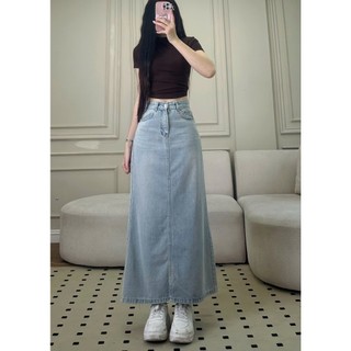 247store - Chân Váy Jeans Đuôi Cá Dáng Dài Xẻ Sau CV7915