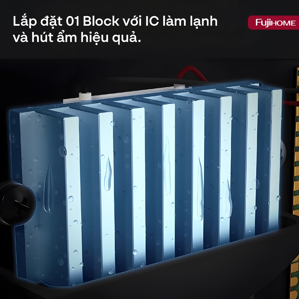 Tủ chống ẩm Nhập Khẩu 70L FUJIHOME DC-70E , Tủ hút ẩm máy ảnh điện tử chính xác có đèn dry cabinet chống xước
