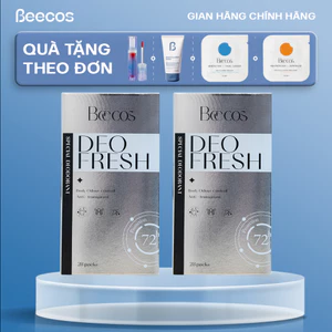 2 Hộp lớn-Gạc lau khử mùi và giảm tiết mồ hôi nách, tay, chân, dưỡng ẩm, khử thâm nách