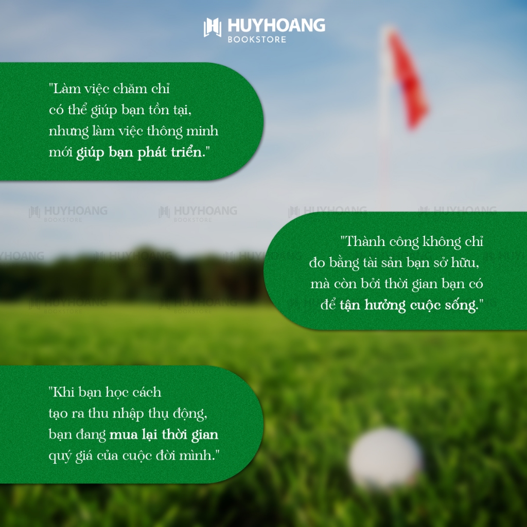 Ảnh Sách - Khi Bạn Tắc Đường Thì Tôi Đang Chơi Golf (Tái Bản) - Huy Hoàng Bookstore 3