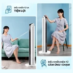 Quạt tháp không cánh đối lưu FUJIHOME Nhập Khẩu, quạt điện cây đứng lọc không khí điều khiển từ xa 3 chế độ gió — ảnh 5