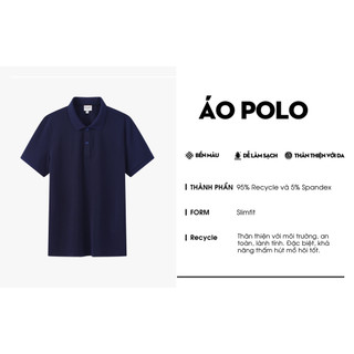 [T7_MUA 1 TẶNG 1] Áo Polo Nam BILUXURY 9APCB542 Chất Sợi DTY Co Giãn Mềm Mại Chống Xù Chống Tia Cực Tím