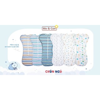 Nhộng Chũn Cho Bé Sơ Sinh  Me & Con+ Chống Giật Mình, Vải Petit Co Giãn, Mềm Mại Giúp Bé Ngủ Ngon