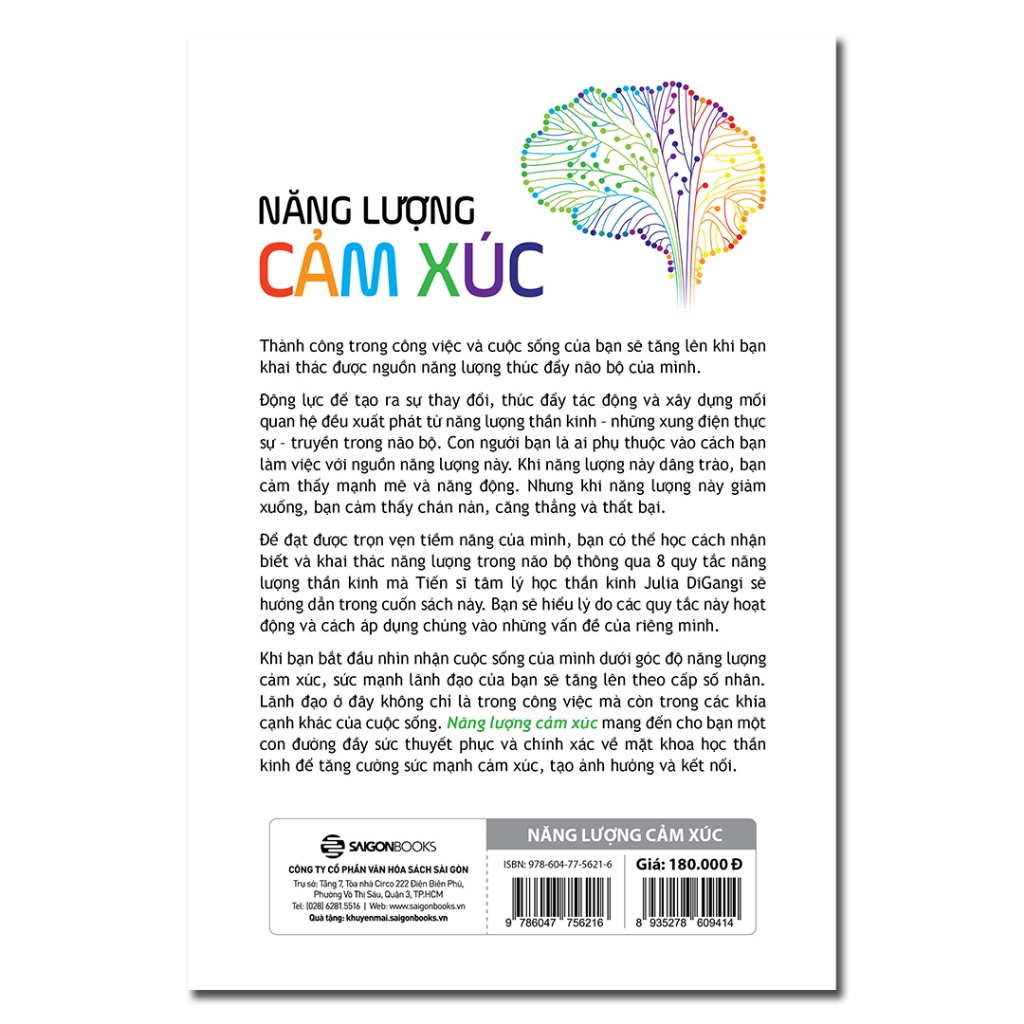 Sách - Năng Lượng Cảm Xúc - Chuyển Hóa Cảm Xúc Bằng Khoa Học Thần Kinh