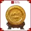 Tranh Đĩa Đồng Hoa Mẫu Đơn , Mạ Vàng 24K ( Đường Kính 35cm ) - Cửu Diệu Thiên - HV004