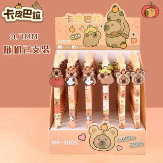 Bút chì kim bấm thân nhựa cute, bút chì kim Baby Three, Capybara, bút chì kim cute hottrend