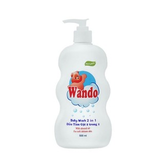 Sữa tắm gội babi 2 trong 1 cho da bé mềm mại 500ml: Chính Hãng