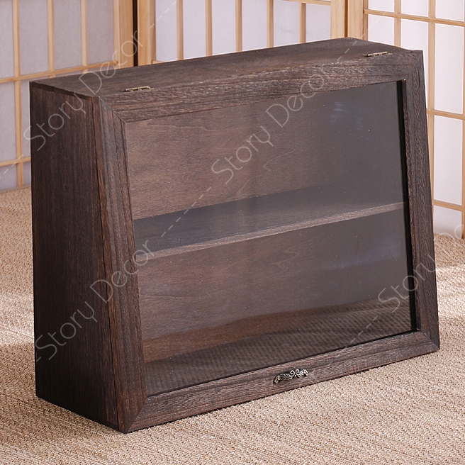 Tủ trưng bày bằng bộ ấm trà tách trà tủ đựng đồ dùng chống bụi, kệ bàn trà, kệ bánh đa năng