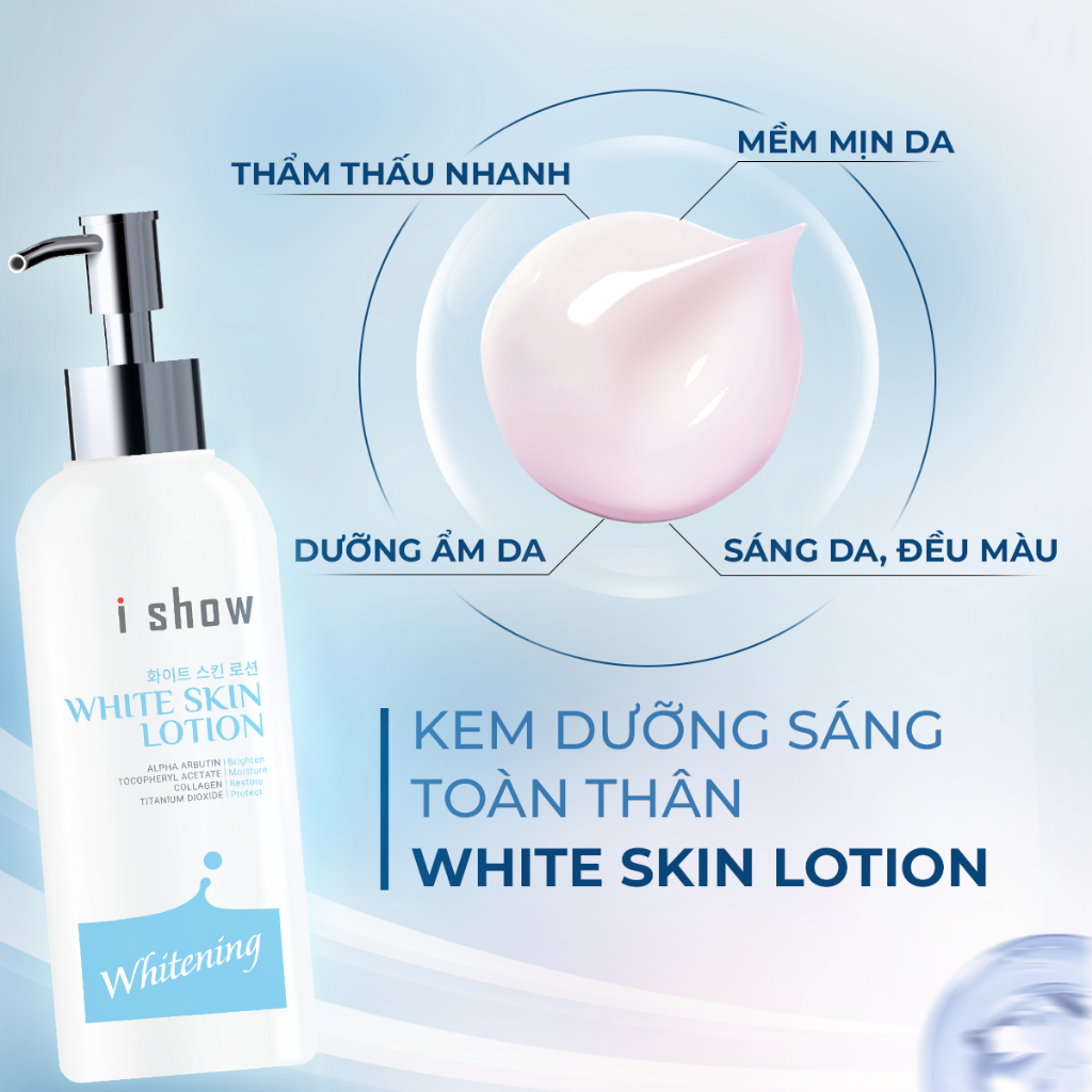 Ảnh Sữa Dưỡng Thể Trắng Da Body I SHOW Dưỡng Trắng Da Siêu Cấp Ẩm Làm Săn Chắc Phục Hồi Làn Da Body 3