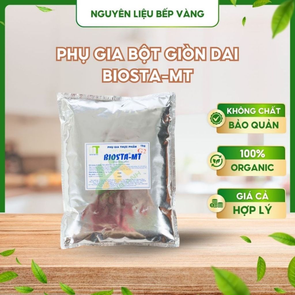 Phụ Gia Giòn Dai BIOSTA-MT G2 – Tạo Độ Kết Dính, Giòn Dai Cho Giò Chả ...