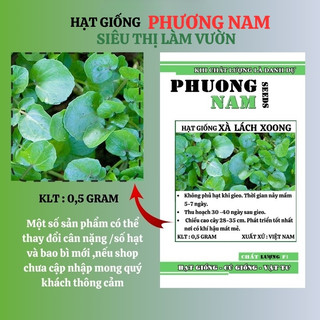 0.5 Gram - Hạt Giống  Xà Lách Xoong Phương Nam