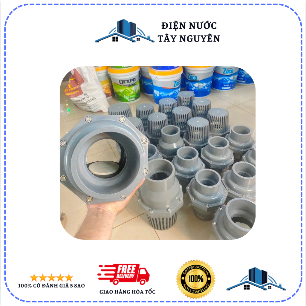 Van 1 Chiều Finmax - Van 1 Chiều Nhựa Phi 114 - Van 1 Chiều Lá Lật ...