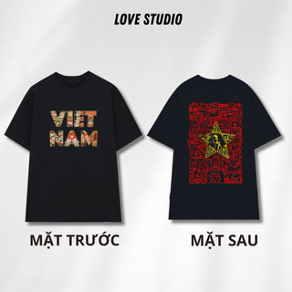 Áo thun in hình Việt Nam - Đường Cách Mệnh thể hiện tinh yêu nước chất cotton 210gsm/260gsm [A452]