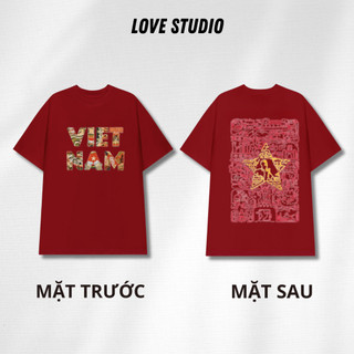 Áo thun in hình Việt Nam - Đường Cách Mệnh thể hiện tinh yêu nước chất cotton 210gsm/260gsm [A452]