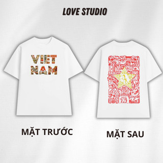 Áo thun in hình Việt Nam - Đường Cách Mệnh thể hiện tinh yêu nước chất cotton 210gsm/260gsm [A452]