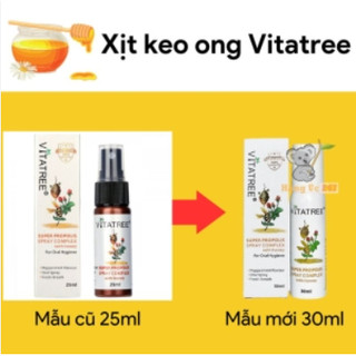 [CHÍNH HÃNG] Xịt keo ong Vitatree 30ml - SHOP DẦU DOKRAK