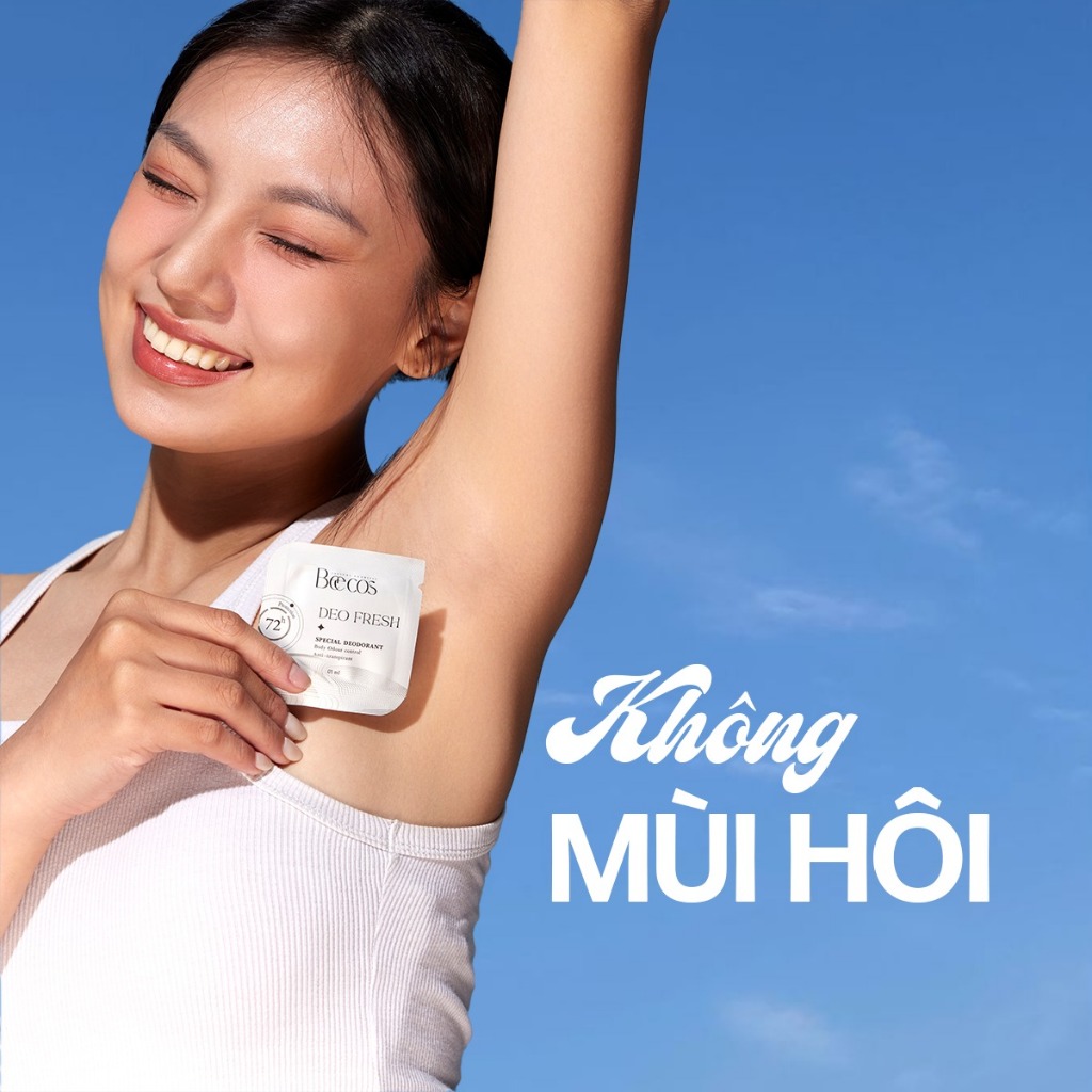 [Chính Hãng] Combo 6 miếng gạc khử mùi và ngăn tiết mô hôi vùng nách, tay, chân đến 72h Beecare