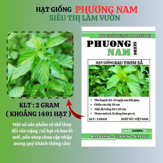 2  Gram -Hạt Giống Thơm Sả( É Trắng) Phương Nam
