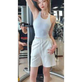 Quần Đùi 2026 Nữ  Quần Short Lửng Tập Gym,Yoga Cạp Dây Rút Điều Chỉnh Thoáng Khí Co Giãn 4 Chiều