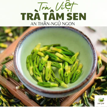 Trà Tâm Sen khô (tim sen) 100gram giúp dễ ngủ, ngủ ngon , an thần - Trà Việt