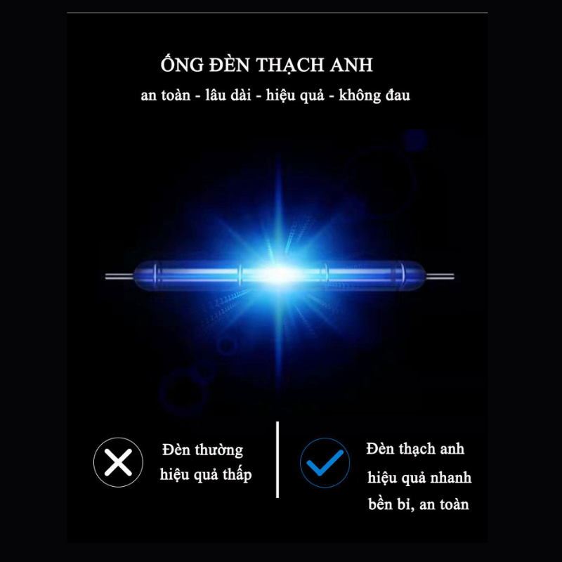 Máy triệt lông vĩnh viễn URITECH-AM001 máy triệt lông cầm tay tại nhà công nghệ pias nách vùng kín bikini chân tay | BigBuy360 - bigbuy360.vn