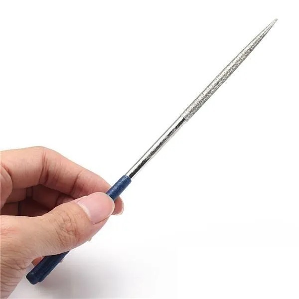 Bộ 5 giũa kim cương WORKPRO WP251019 dài 140mm gồm các loại dẹt, tròn, bán nguyệt, vuông, tam giác - Hàng chính hãng