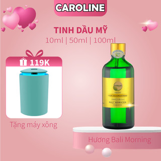Tinh dầu xông thơm phòng CAROLINE hương Nước Hoa cao cấp Bali Morning Full size mini, Nồng nàn, lưu hương lâu
