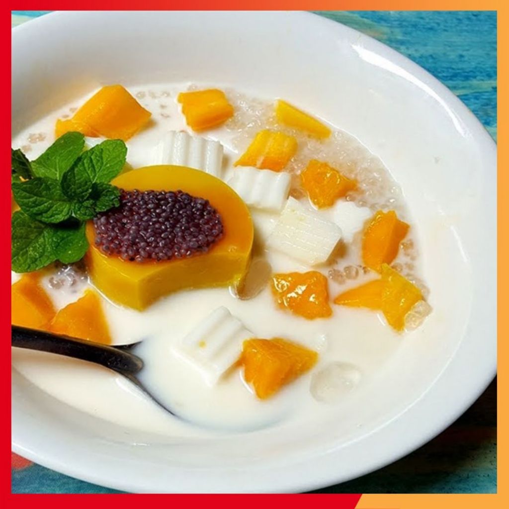 100g Bột thạch pudding Xoài ADFOOD tự nấu tại nhà - ăn vặt, trà sữa