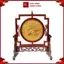 Tranh Đĩa Đồng Hoa Sen 2 Mặt , Mạ Vàng 24K ( 40x34cm ) - Cửu Diệu Thiên - SD004
