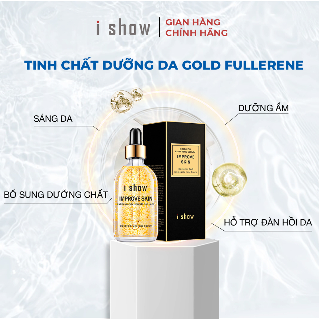 Ảnh Serum Tinh Chất Dưỡng Da Vàng 24k I SHOW Hỗ Trợ Đàn Hồi Da Cải Thiện Da Xỉn Màu Giúp Trẻ Hoá Làn Da 3
