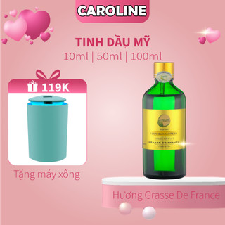 Tinh dầu xông thơm phòng hương Nước Hoa cao cấp Grasse De France Size mini, thơm sang chảnh