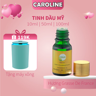 Tinh dầu xông thơm phòng hương Nước Hoa cao cấp Grasse De France Size mini, thơm sang chảnh