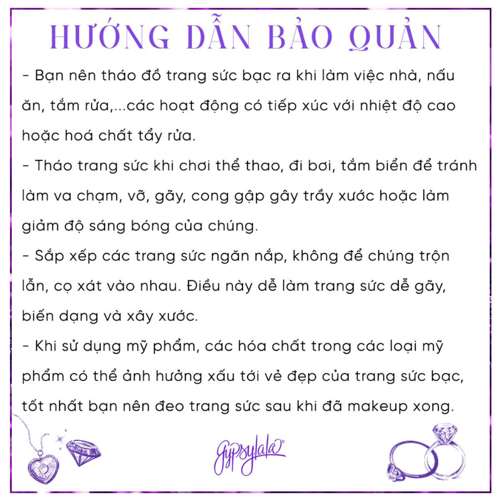 Ảnh Lắc Tay Lucky 3 Viên Đá Cỏ Bốn Lá Ánh Trăng Khung Bạc SP006703 Gypsy.lala 4