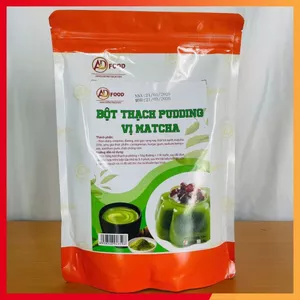 1kg gói thạch pudding vị matcha hương thơm đậm vị