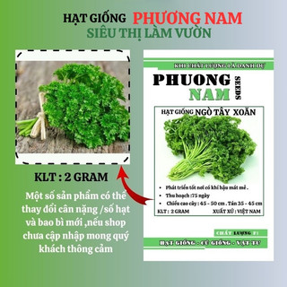 2 Gram - Hạt Giống Ngò Tây Siêu Xoăn Phương Nam