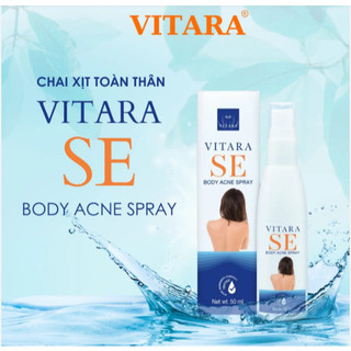 [CHÍNH HÃNG] Chai Xịt Mụn Lưng, Body VITARA SE Body Acne Spray 50ml - SHOP DẦU DOKRAK