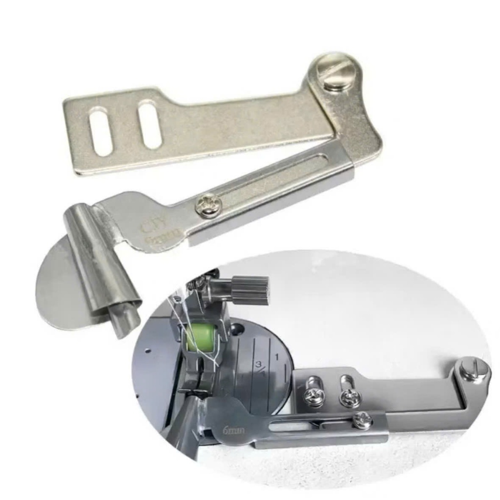 Cữ Cuốn Gấu 602B Mẫu Mới - Cuốn Tôm, Cuốn Bèo, Cuốn Tà - Máy May Gia Đình & Công Nghiệp (Tặng Ốc Bắt Cữ)