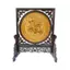 Tranh Đĩa Đồng Hoa Sen 2 Mặt , Mạ Vàng 24K ( Đường Kính 44cm ) - Cửu Diệu Thiên - SD0011