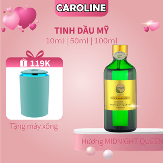 Tinh dầu xông thơm phòng CAROLINE hương Nước Hoa cao cấp Midnight Queen Full size mini - Chính Hãng