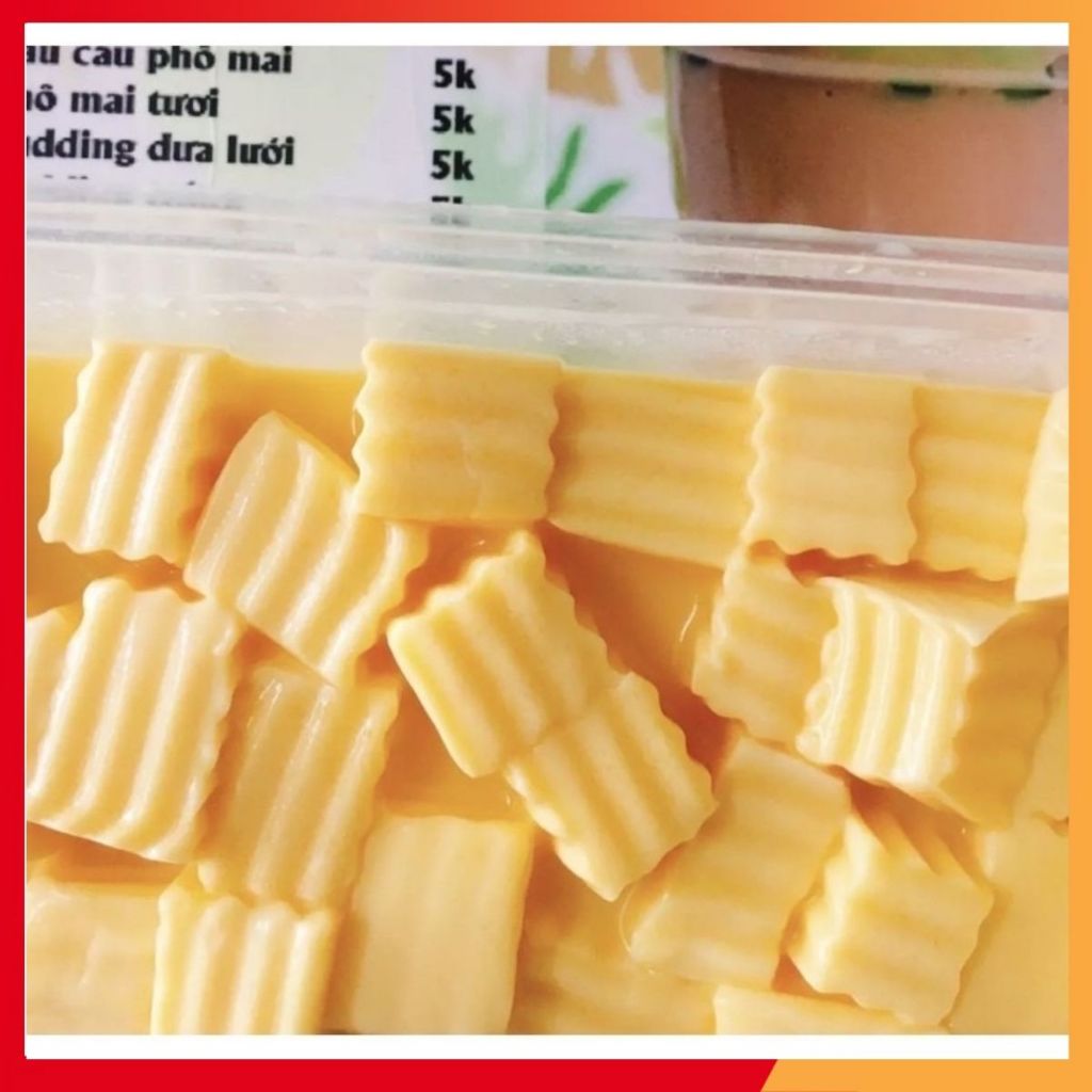 Bột Pudding Trứng túi 500gr, topping cho trà sữa, trà đào, món nước siêu ngon, nấu đơn giản tại nhà