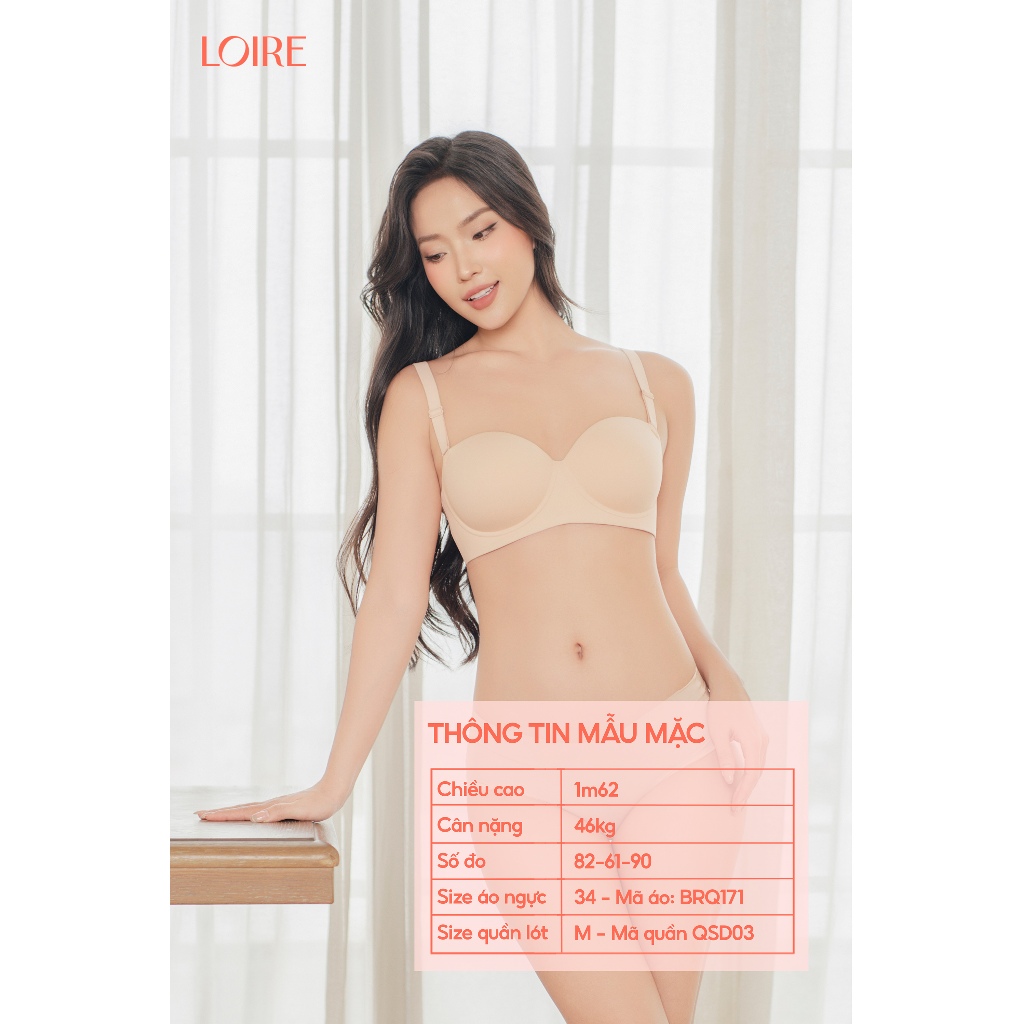 [ÁO QUÂY CUP TO]Áo Quây Chống Tụt Loirechic BRQ171 Có Gọng Đệm 1cm
