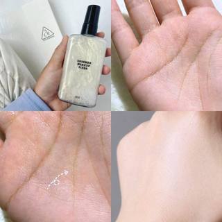 XỊT KHÓA NỀN 3CE 3CE SHIMMER MAKEUP FIXER & MAKEUP FIXER MIST CÓ NHŨ CĂNG BÓNG 95ML - BEBEAU