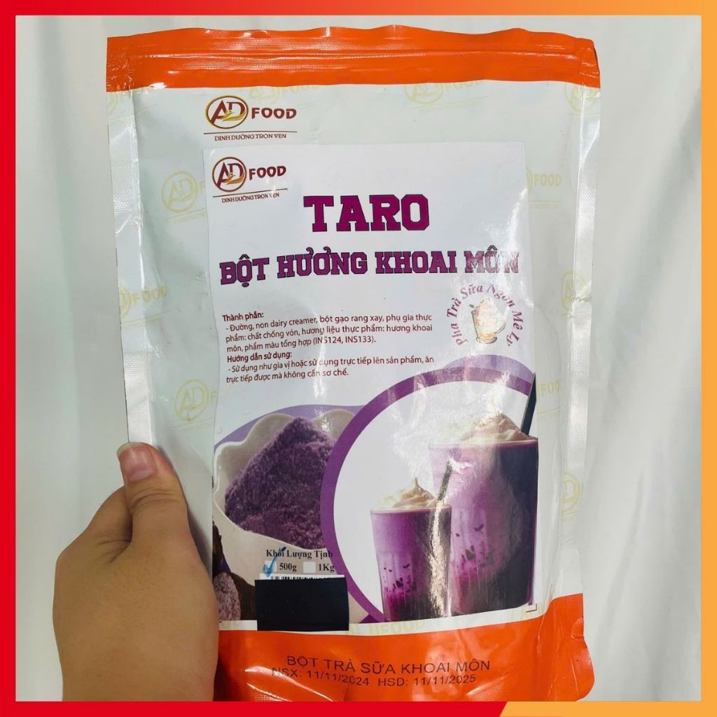 200g Bột pha trà sữa hương khoai môn