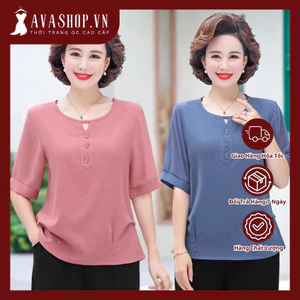 Áo Thun Kiểu Giản Dị Cho Mẹ SM20