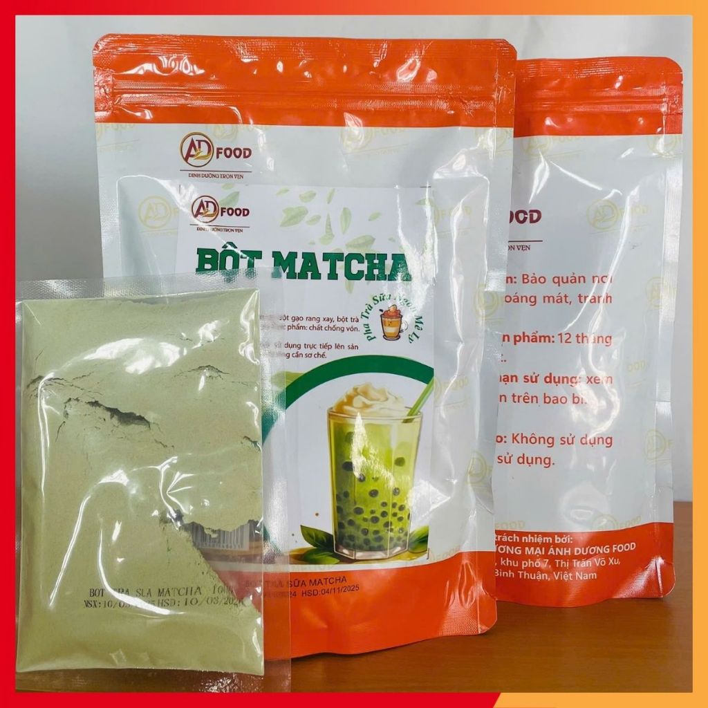 100gr Bột gia vị pha trà sữa Matcha đậm vị