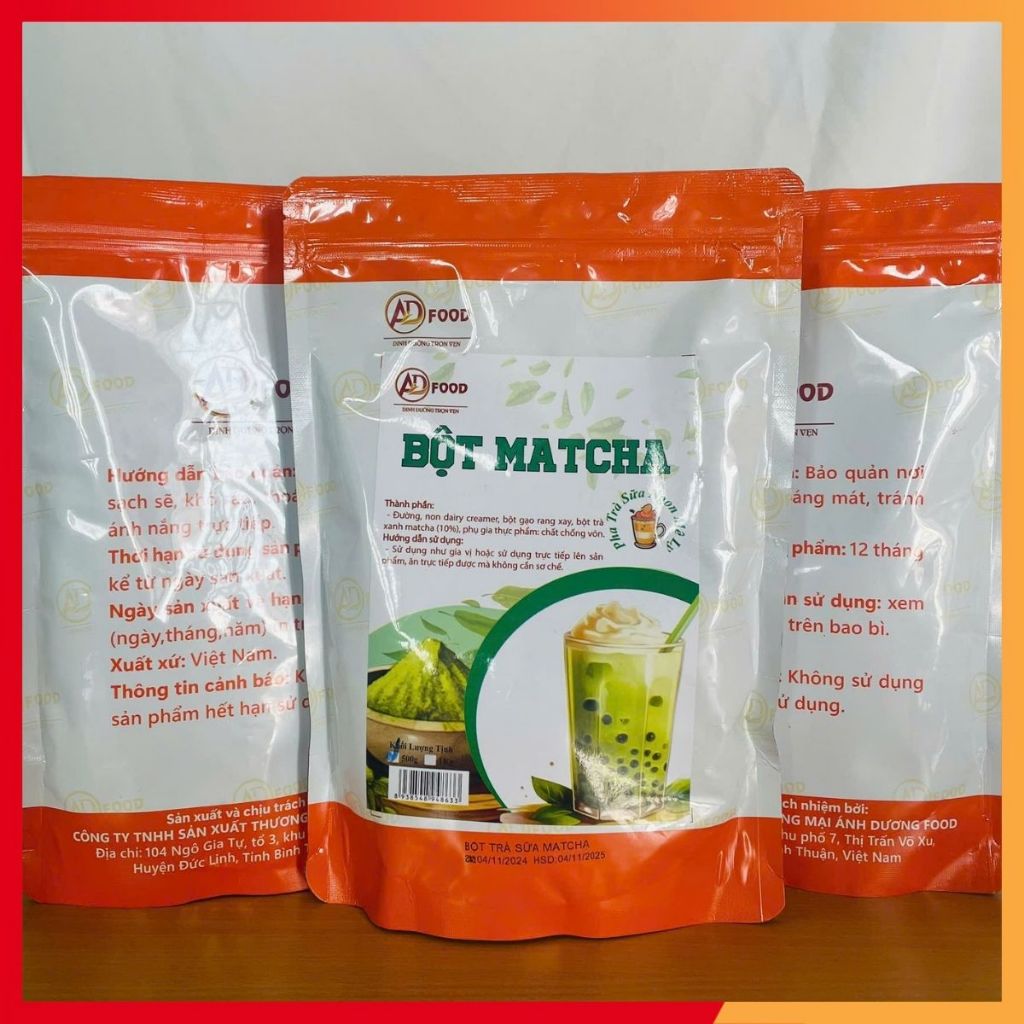 100gr Bột gia vị pha trà sữa Matcha đậm vị