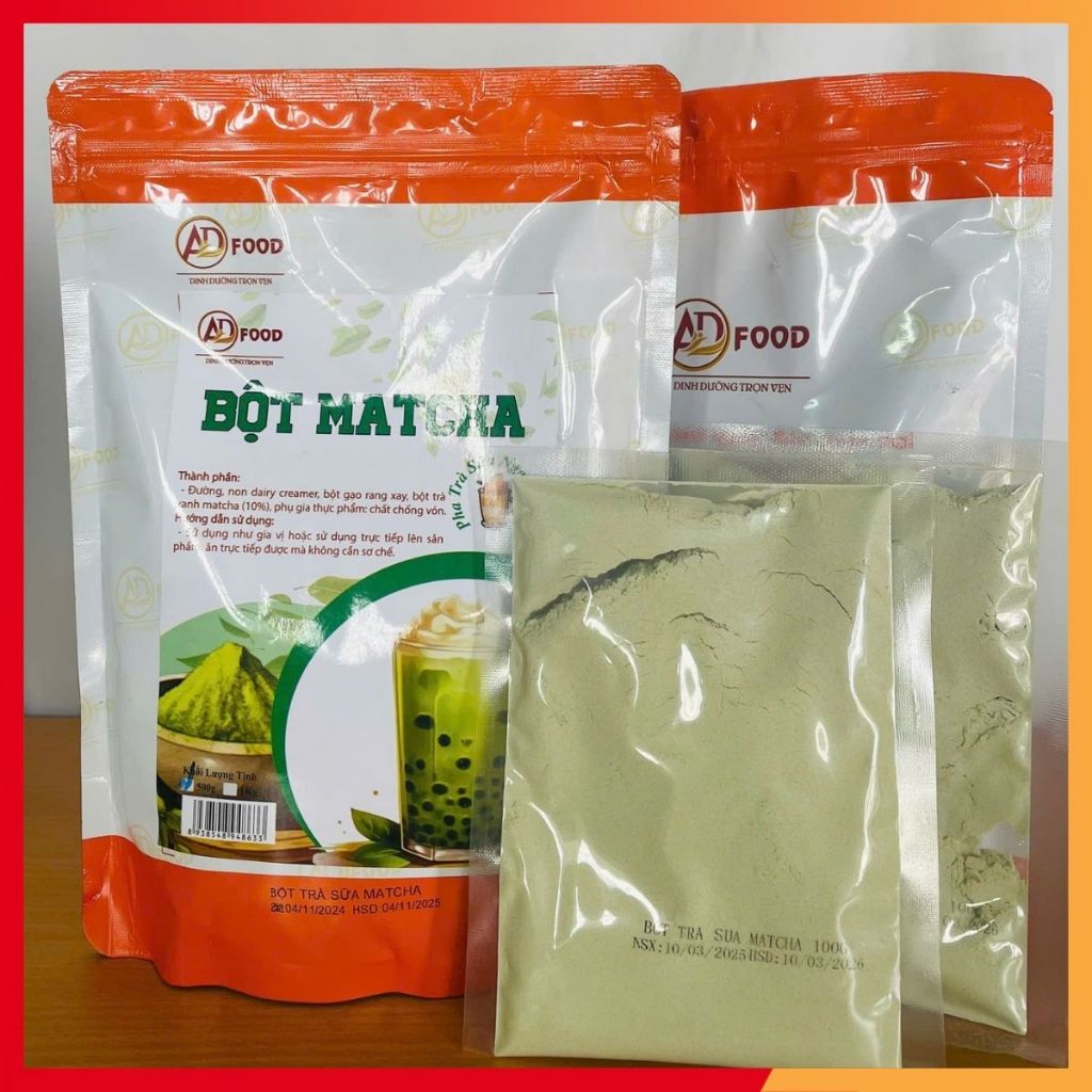200gr Bột gia vị pha trà sữa Matcha đậm vị