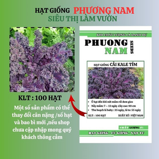 0.5 Gram - Hạt Giống Cải Xoăn Kale Đỏ Phương Nam