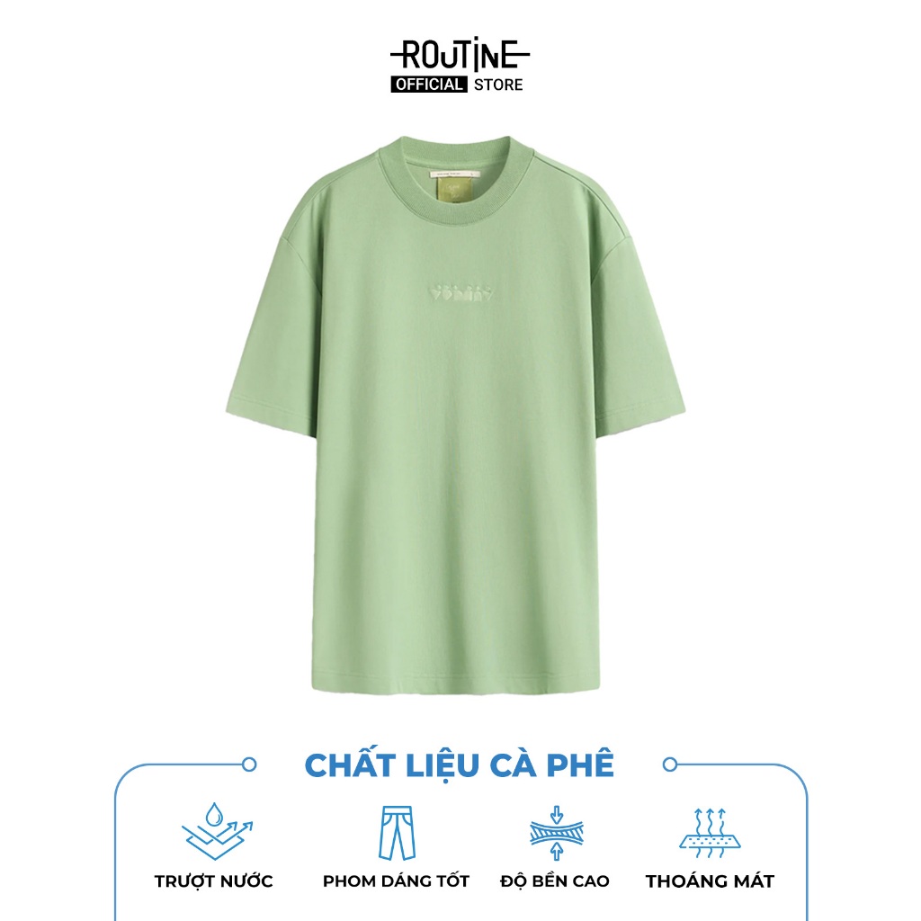 Ảnh Áo Thun Tay Ngắn Vải S.Café Thêu Icon Form Loose - Routine 10S25TSS008 3